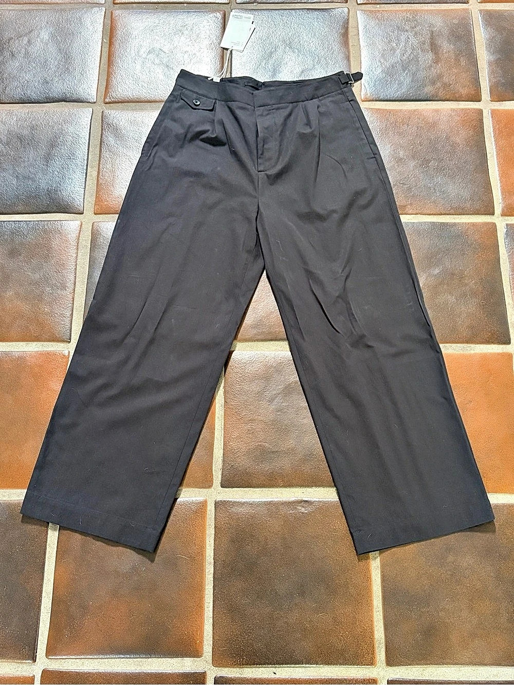 COS Relaxed Décontracté Relaxed Trousers in Black US 34R NWT
